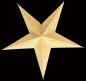 Preview: Baby Twister creme- Foldable glowing Paperstar with 5 points, 40 cm